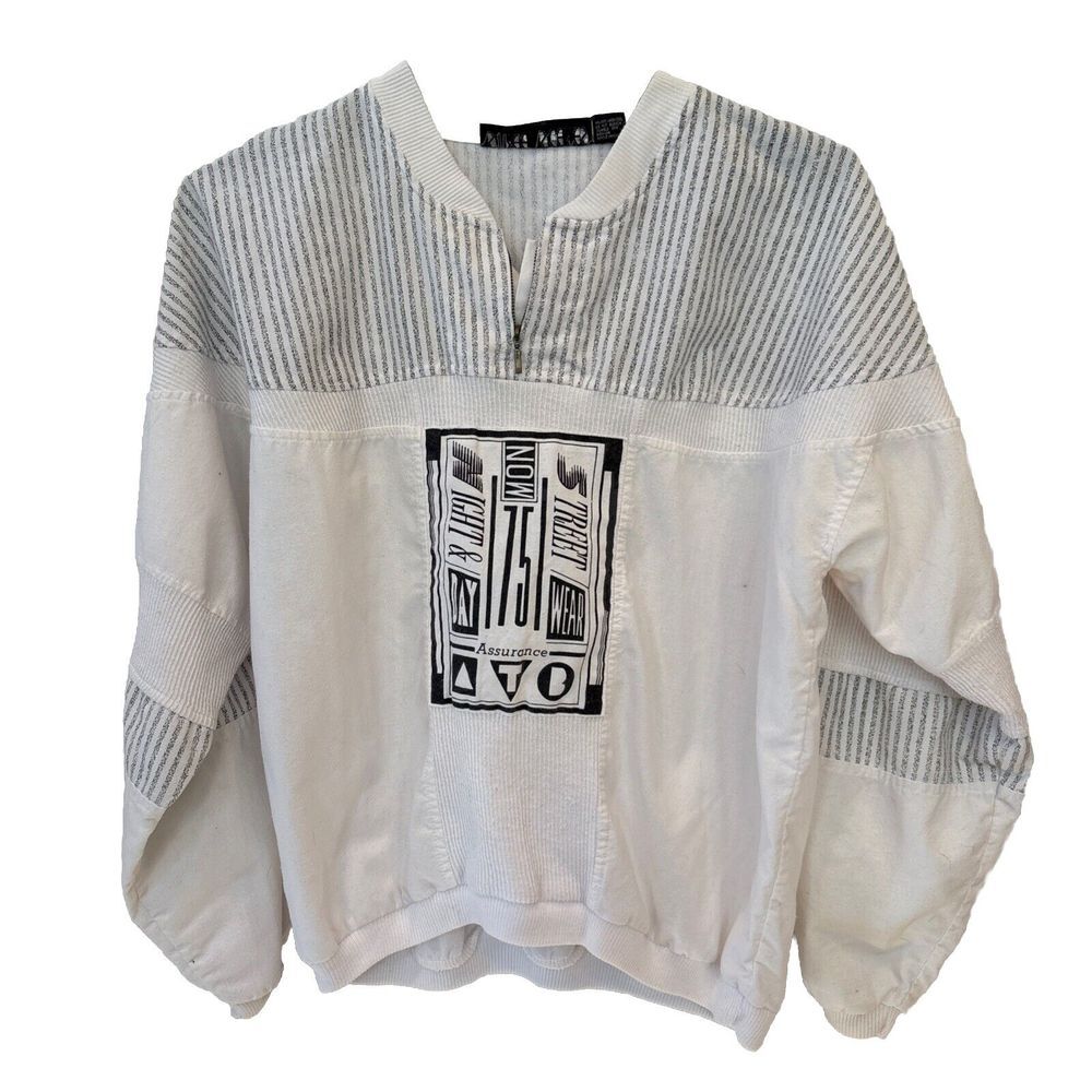 Vintage Street Scenes Henley Graphic Tee T-Shirt 80s 90s Taiwan ROC Size Large